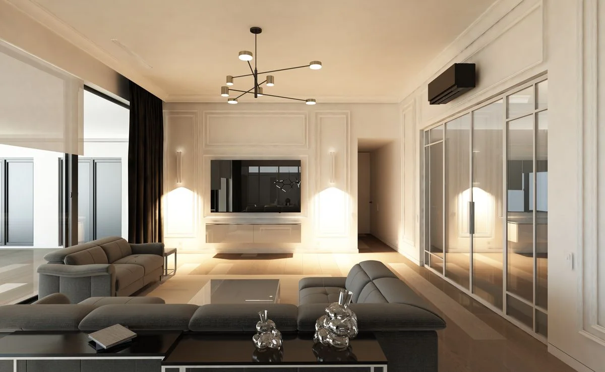Wizualizacja wnętrza — dom 345 m², Zambrów, ujęcie 2