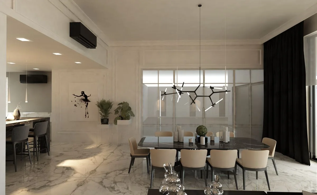 Wizualizacja wnętrza — dom 345 m², Zambrów, ujęcie 4