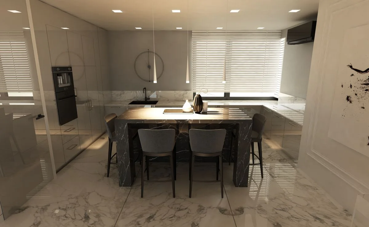 Wizualizacja wnętrza — dom 345 m², Zambrów, ujęcie 6