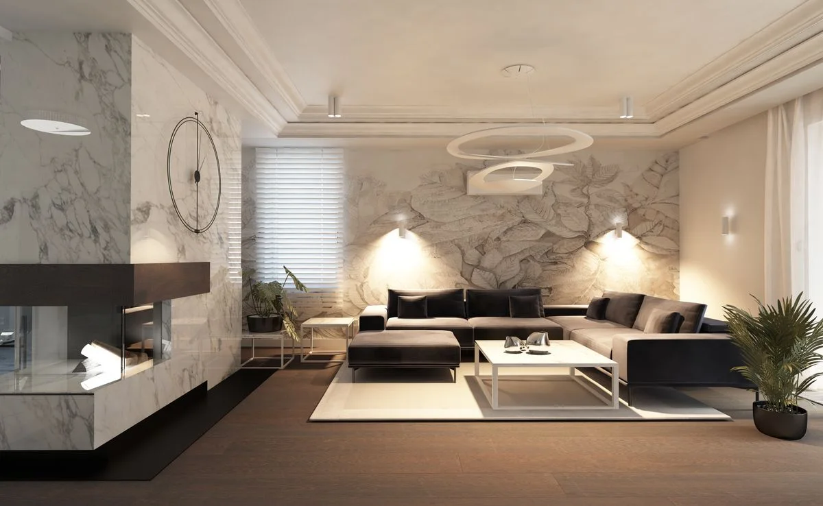 Wizualizacja wnętrza — dom parterowy 425 m², Zambrów, ujęcie 6