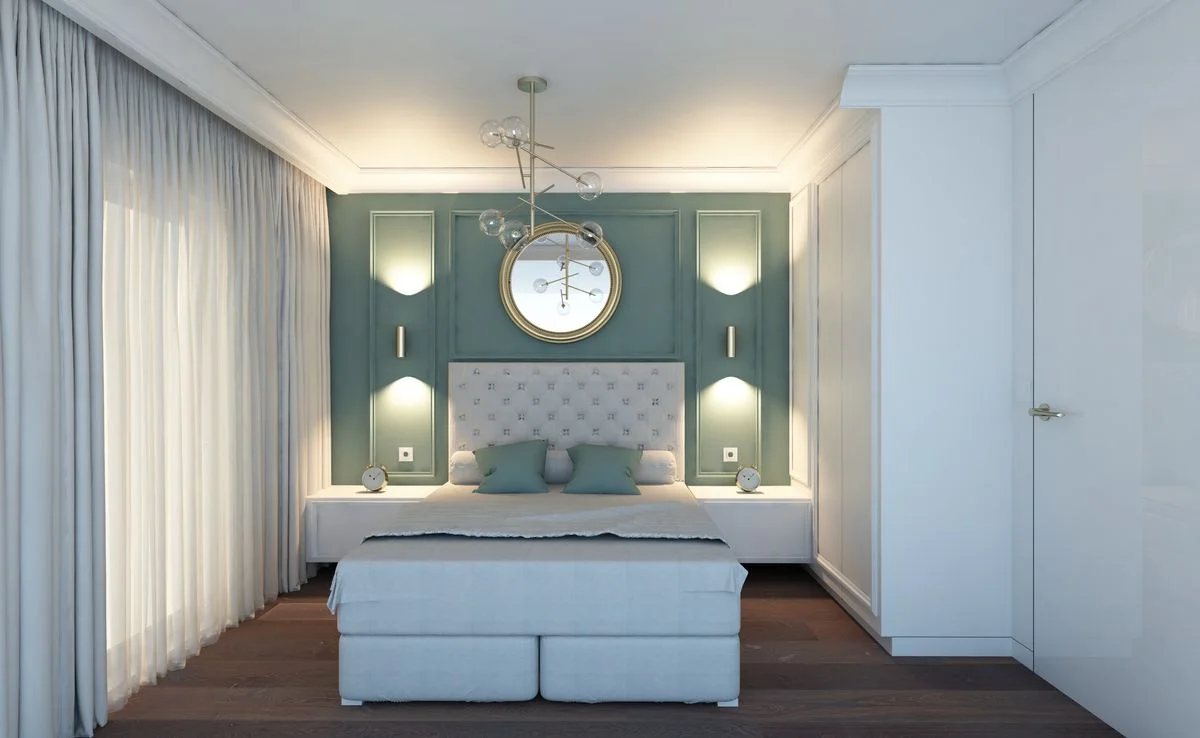 Wizualizacja wnętrza — mieszkanie 57 m², Warszawa, ujęcie 5