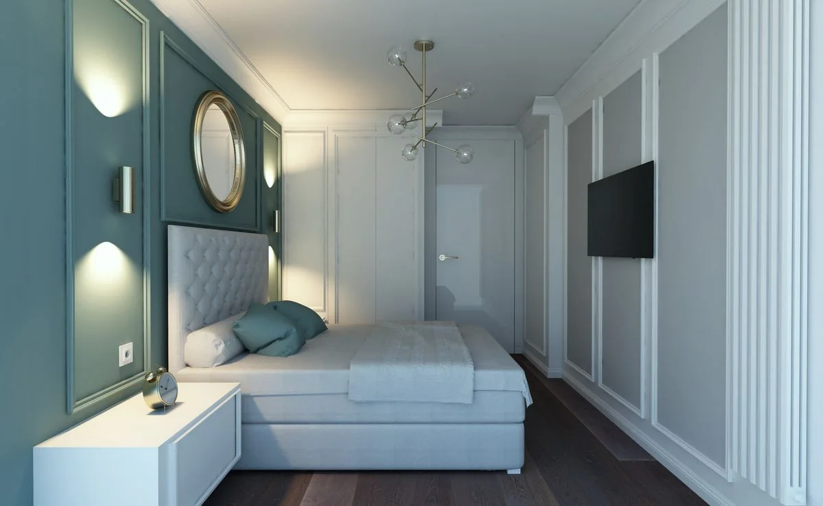 Wizualizacja wnętrza — mieszkanie 57 m², Warszawa, ujęcie 6